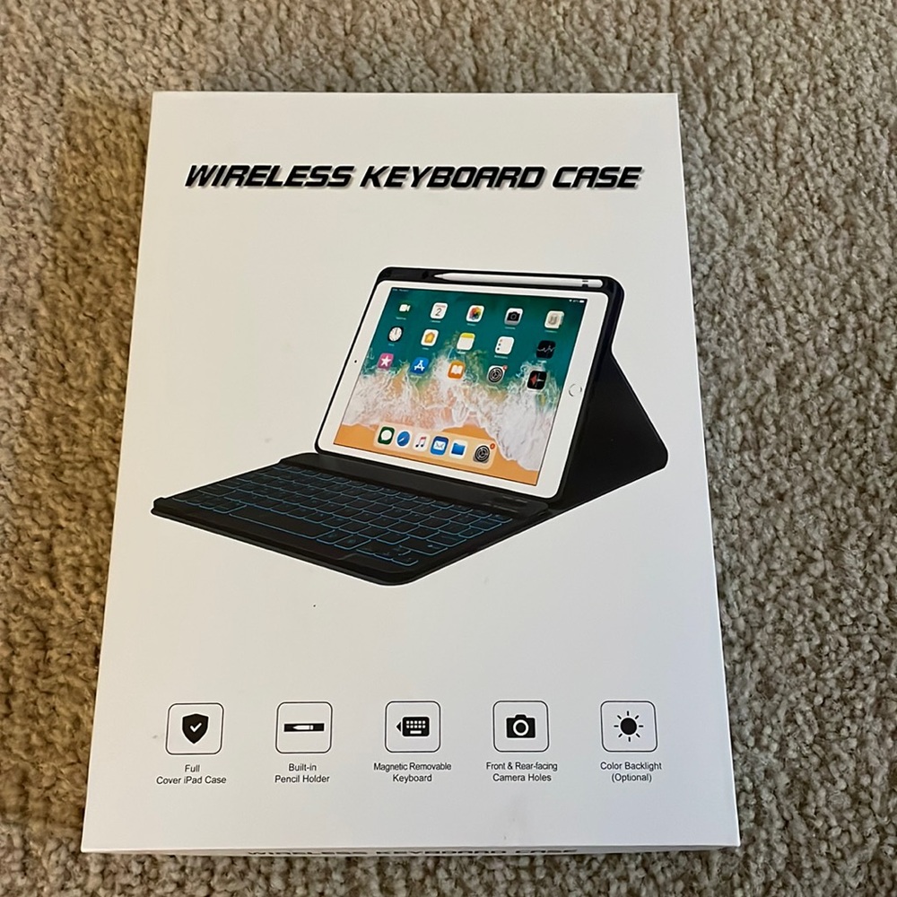 iPad keyboard case for 9/iPad pro 10.5